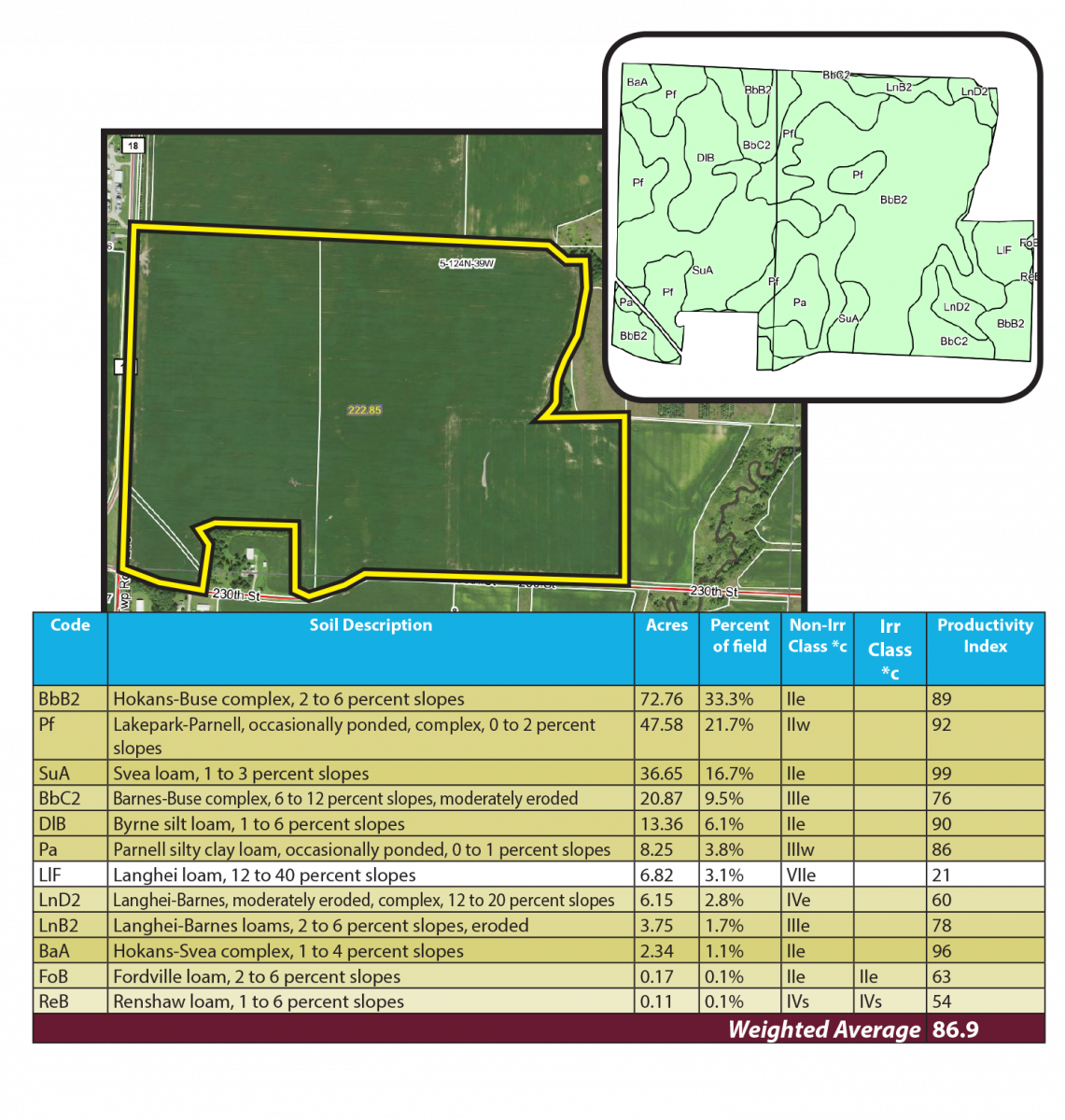 LAND LEASE AUCTION 1,500 +/ Acres Pope County, MN Pifer's